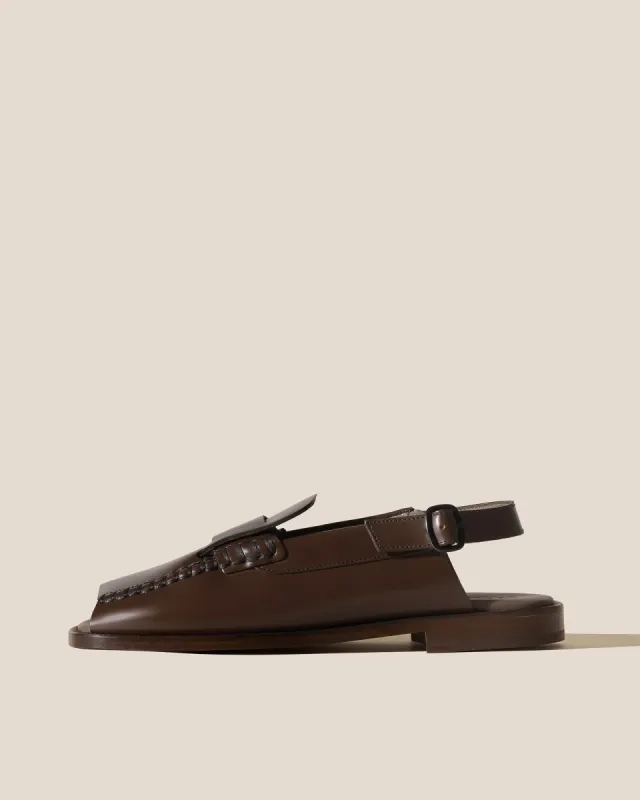 SINEU SANDAL - Open-toe Slingback Loafer sold by Hereu Studio
