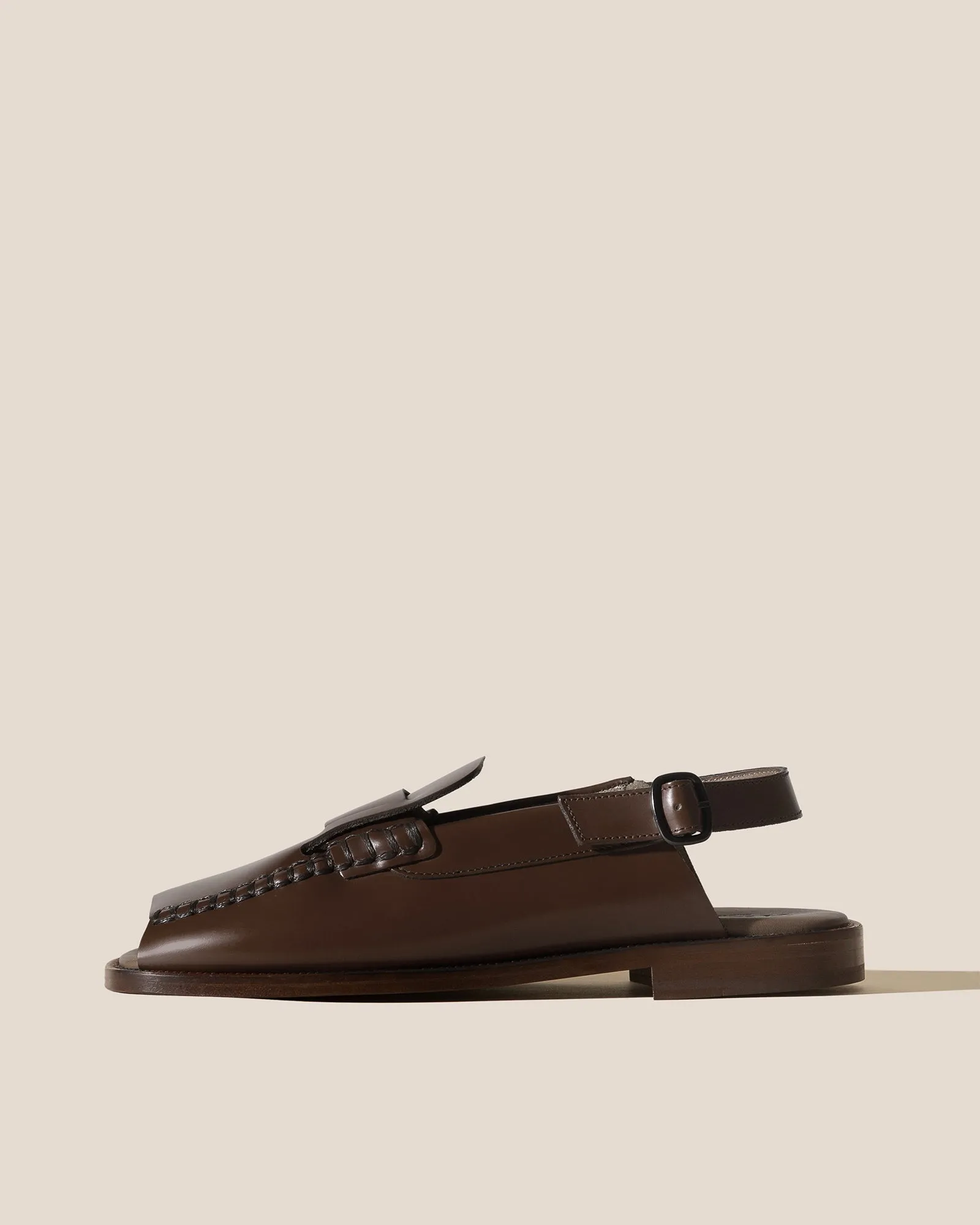 SINEU SANDAL - Open-toe Slingback Loafer sold by Hereu Studio