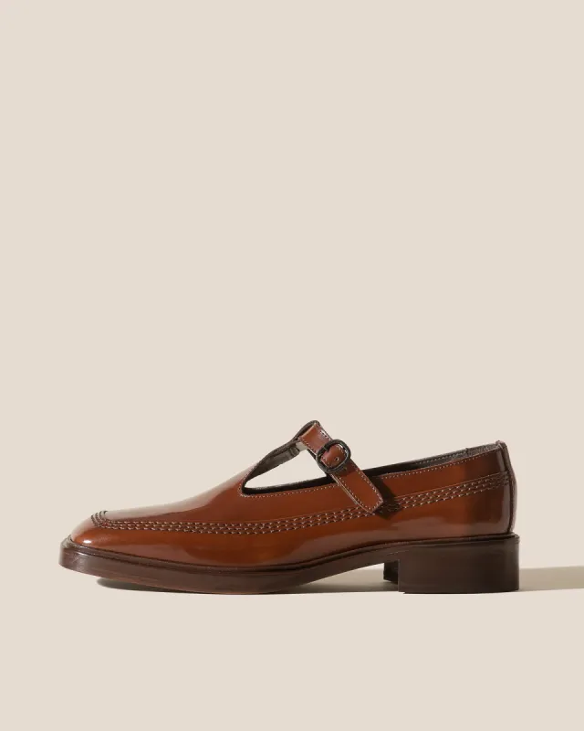 LLUISA POLISHED - T-bar Loafer sold by Hereu Studio