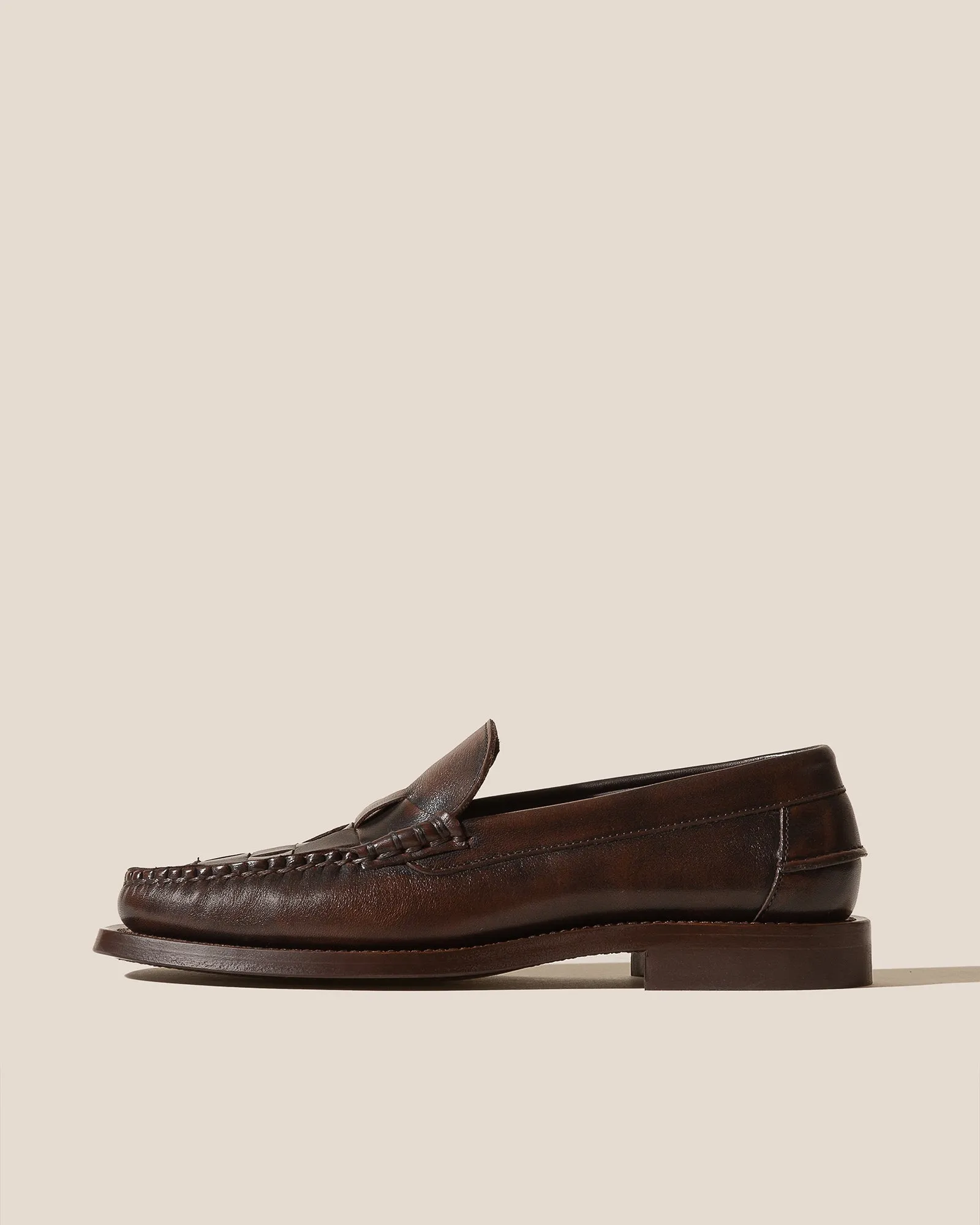 NOMBELA DUOTONE - Men's Interwoven Detail Slip-on Loafer sold by Hereu Studio