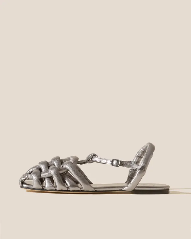 CABERSA METALLIC - Padded Fisherman Sandal sold by Hereu Studio