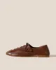 PLEGADA SHINY - Deconstructed Lace-up Shoe sold by Hereu Studio