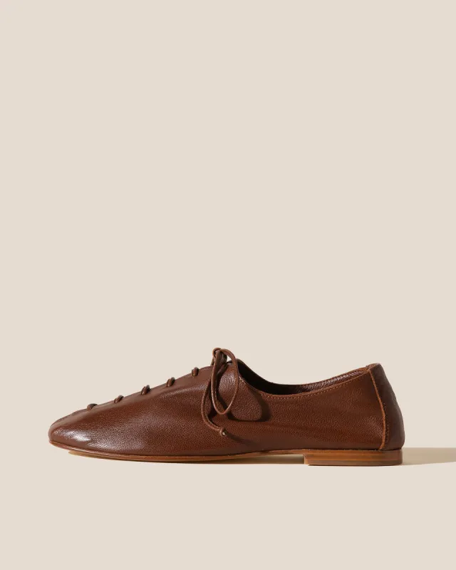 PLEGADA SHINY - Deconstructed Lace-up Shoe sold by Hereu Studio