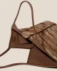 CALELLA RAFFIA BICOLOUR - Leather-trimmed Tote Bag sold by Hereu Studio