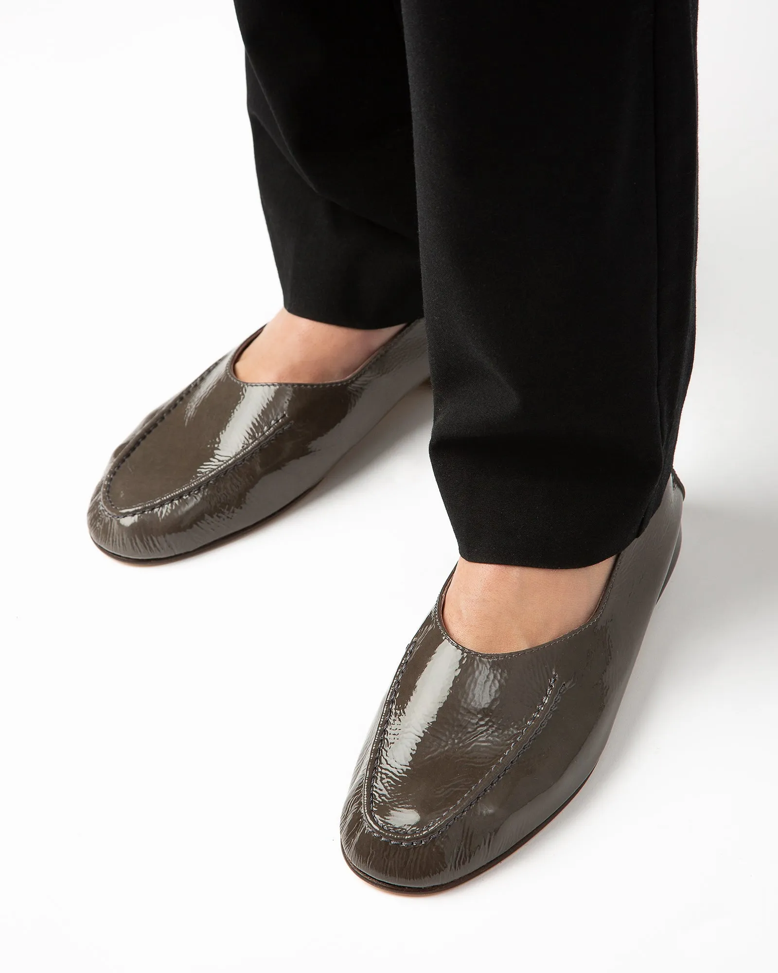 JULIOL CRINKLED GLOSSY - High Cut Deconstructed Loafer sold by Hereu Studio product image thumbnail 5