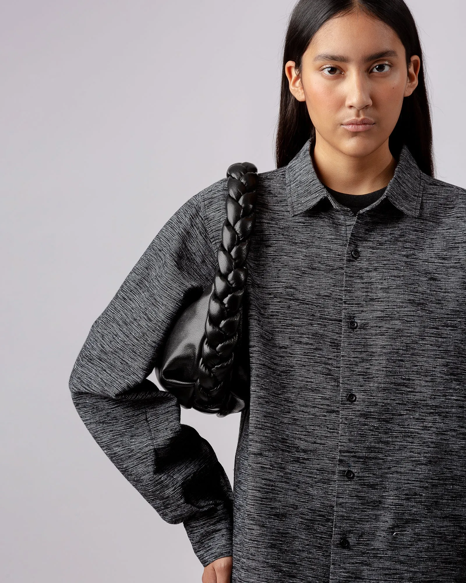 ESPIGA SHINY - Plaited Padded-detail Shoulder Bag sold by Hereu Studio product image thumbnail 5