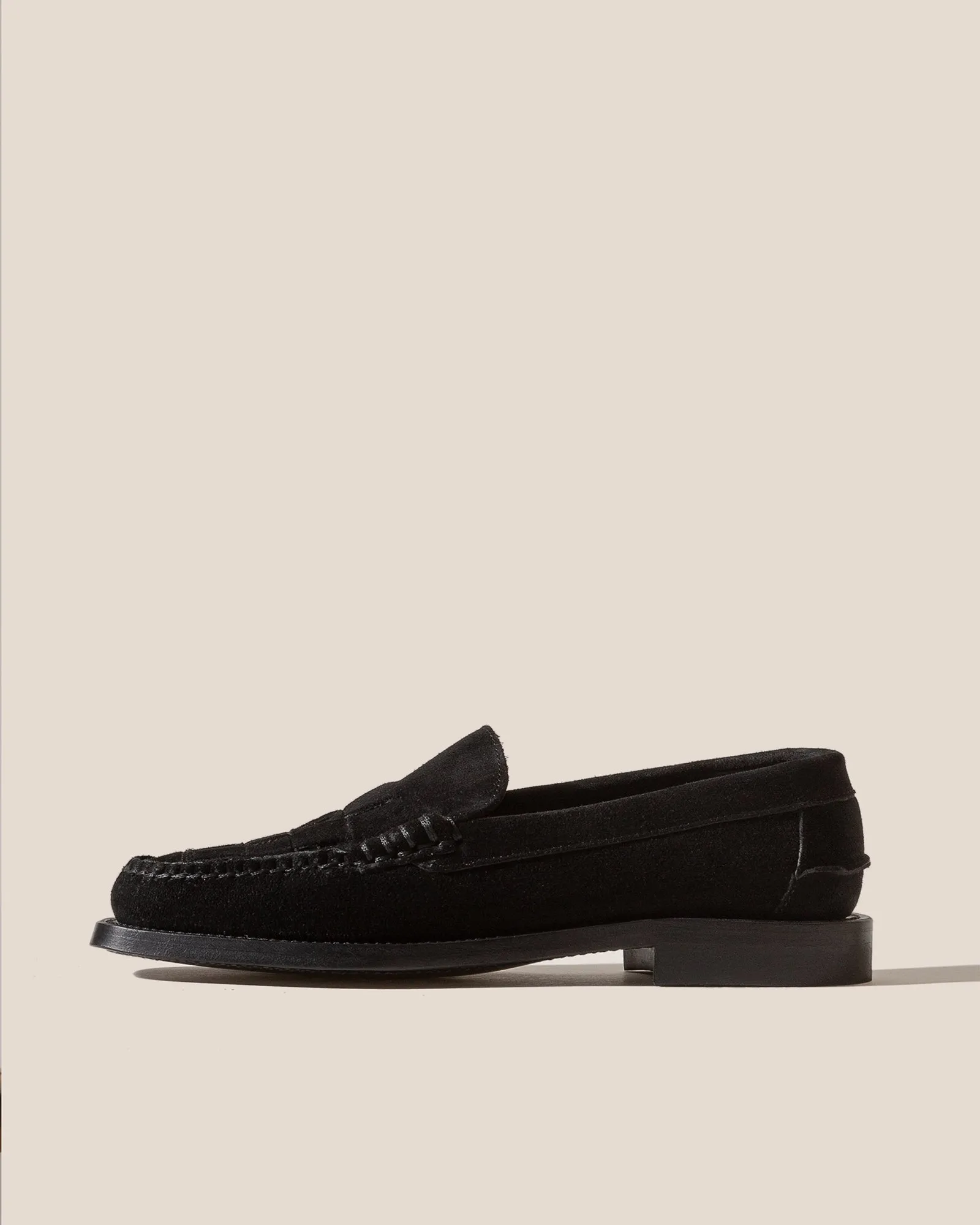 NOMBELA SUEDE - Interwoven Detail Slip-on Loafer sold by Hereu Studio