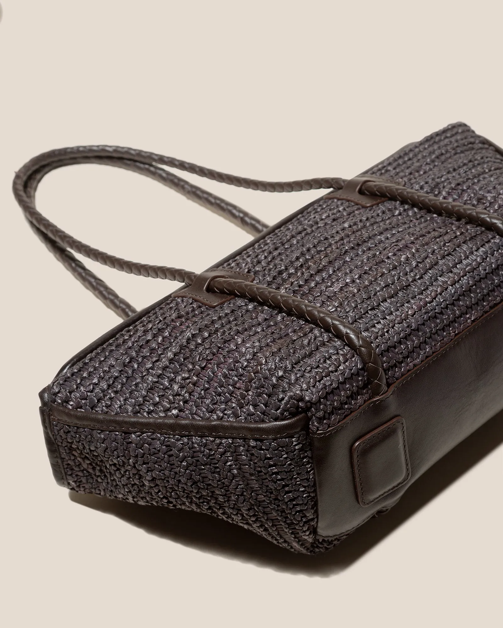 FORNA RAFFIA - Leather Framed Shoulder Bag sold by Hereu Studio product image thumbnail 5