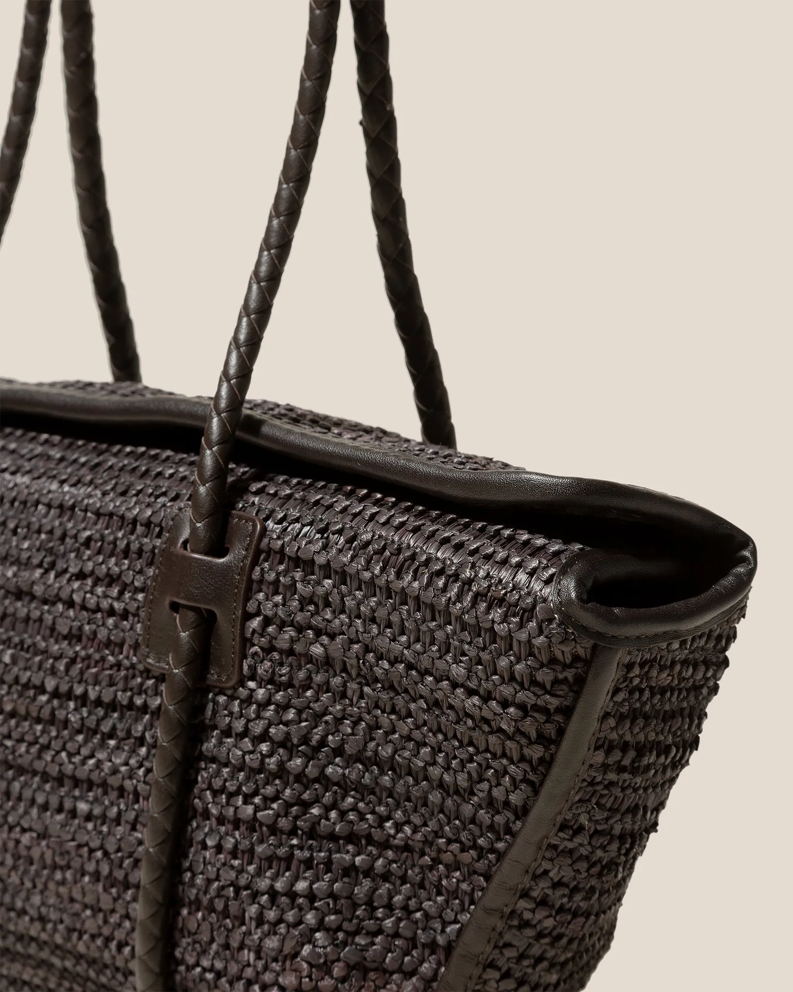 FORNA RAFFIA - Leather Framed Shoulder Bag sold by Hereu Studio product image thumbnail 3