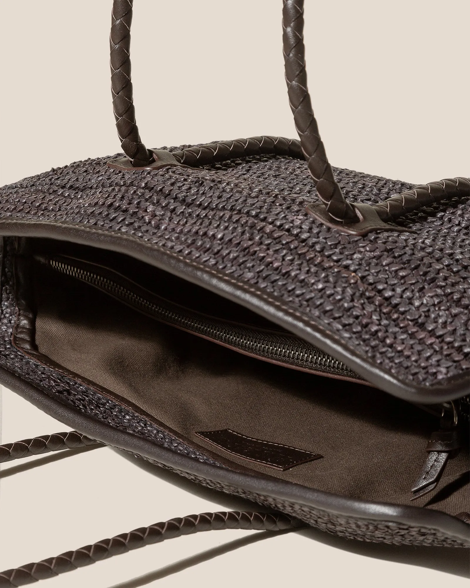 FORNA RAFFIA - Leather Framed Shoulder Bag sold by Hereu Studio product image thumbnail 4