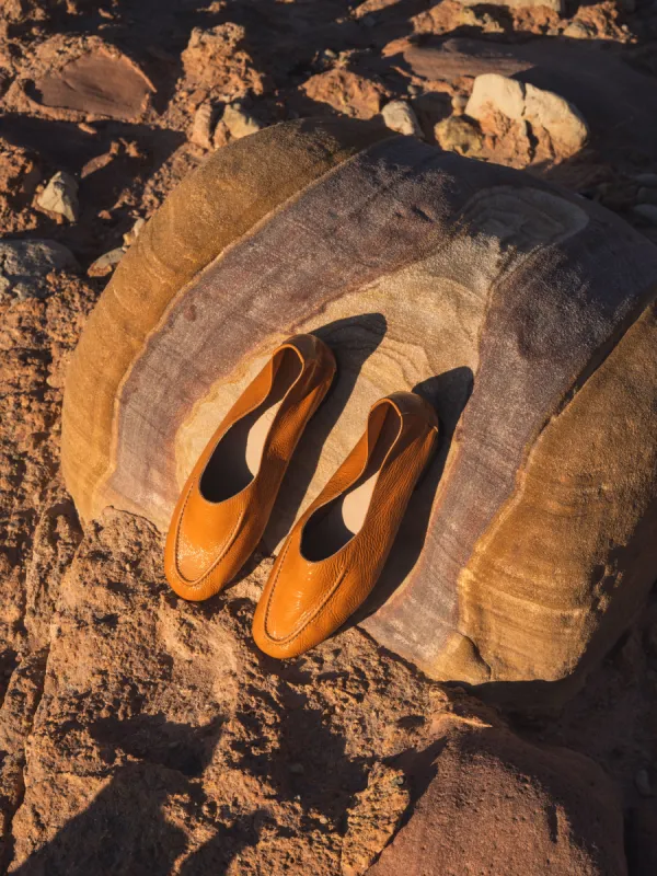 JULIOL CRINKLED GLOSSY - High Cut Deconstructed Loafer sold by Hereu Studio