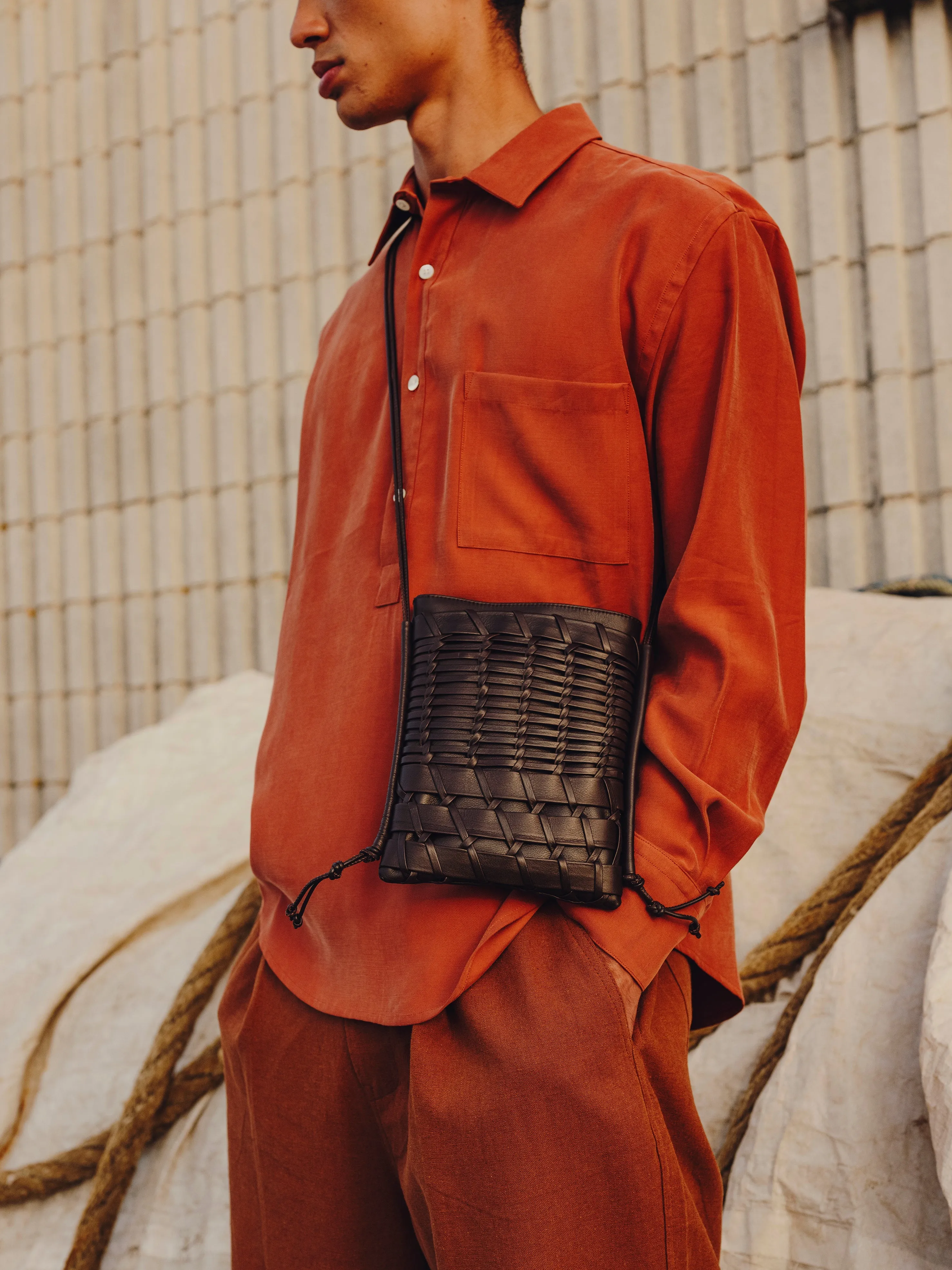 TRENA - Flat Square Crossbody Bag sold by Hereu Studio product image thumbnail 5