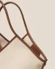 CALELLA - Leather-trimmed Organic Cotton Tote Bag sold by Hereu Studio