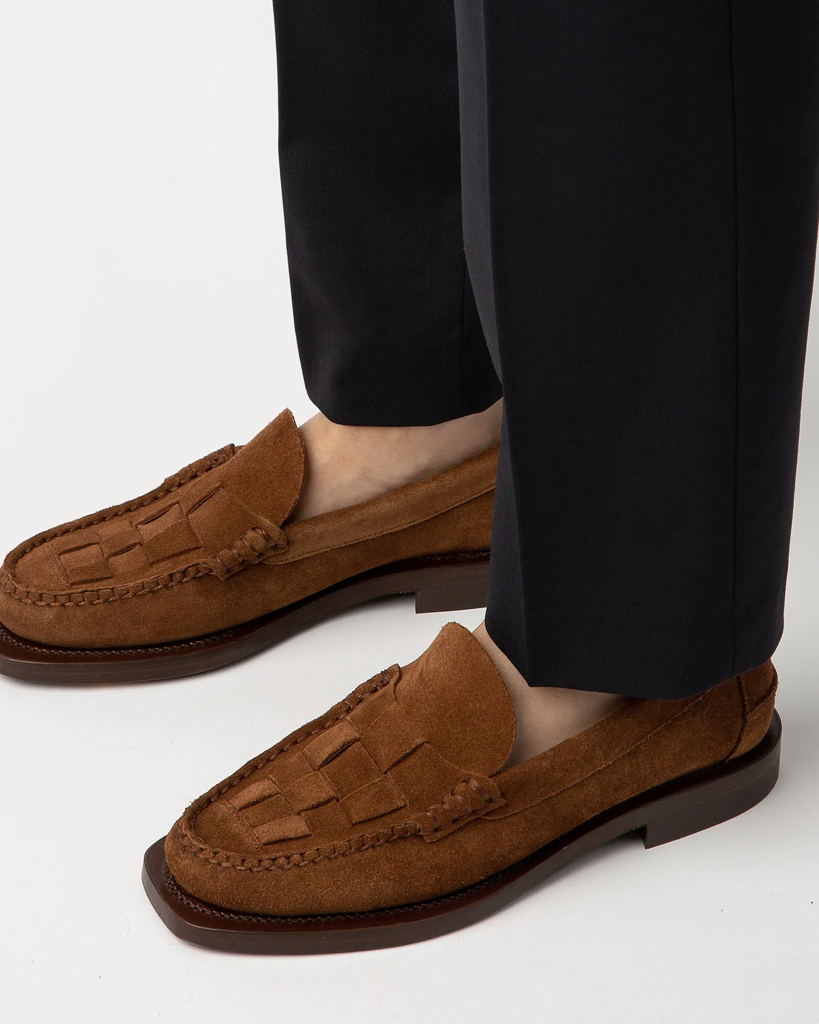 NOMBELA SUEDE - Men's Interwoven Detail Slip-on Loafer sold by Hereu Studio product image thumbnail 5