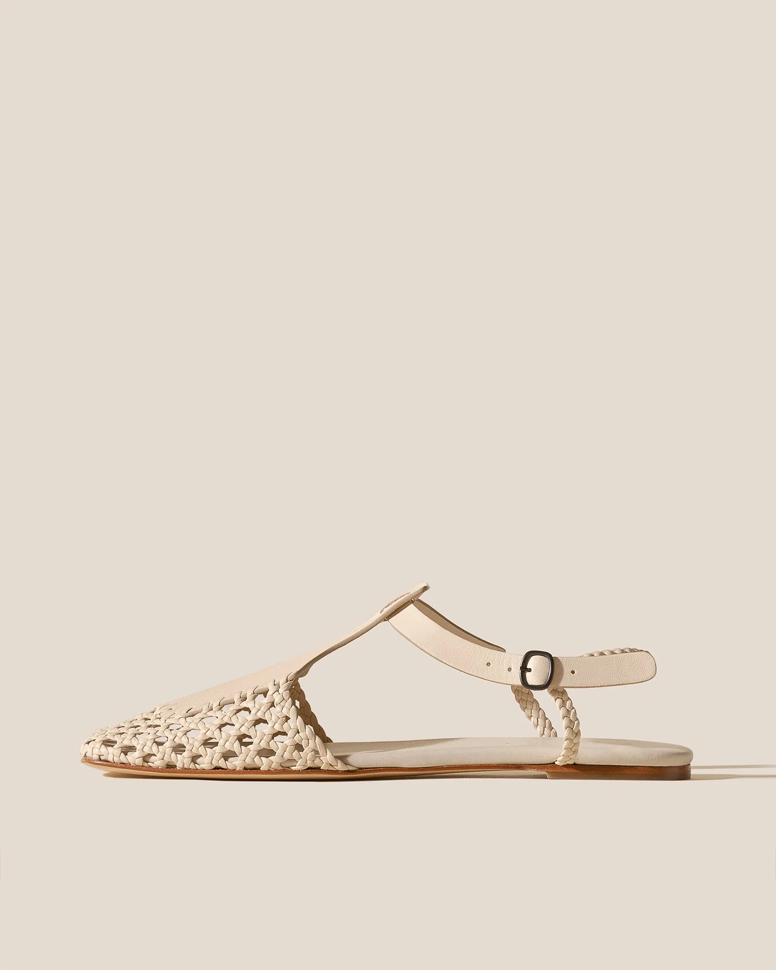 REIXA - Woven T-bar Sandal sold by Hereu Studio