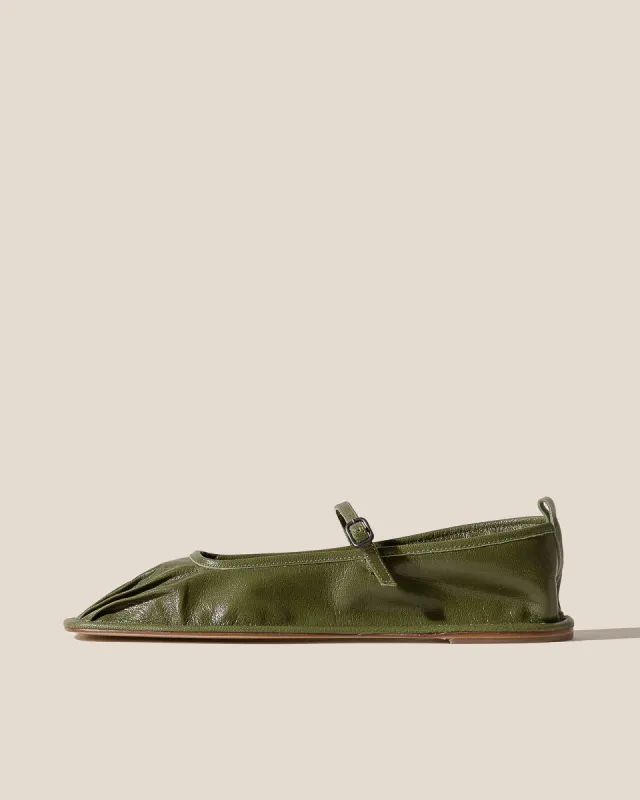 DANSA SUPPLE SHINY - Pleated-Toe Mary Jane Pump sold by Hereu Studio