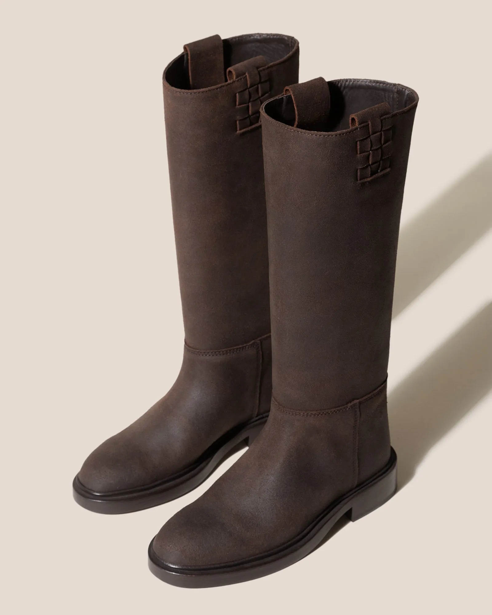 ANELLA WAXED - Interwoven Detailed Pull-On Boot sold by Hereu Studio product image thumbnail 2