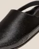 CARGOL CALF HAIR - Whipstitched Slingback Clog sold by Hereu Studio