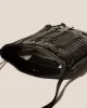 TRENA MINI CRINKLED GLOSSY - Flat Square Crossbody Bag sold by Hereu Studio