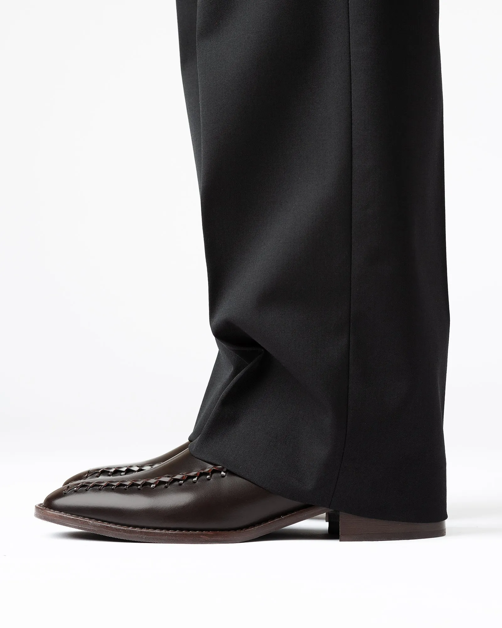 METLA POLISHED - Almond Toe Mid Calf Boot sold by Hereu Studio product image thumbnail 2