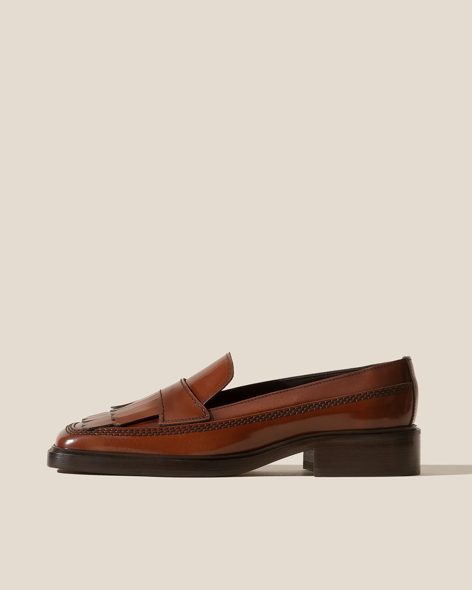 AINA POLISHED - Fringed Slip-On Loafer sold by Hereu Studio