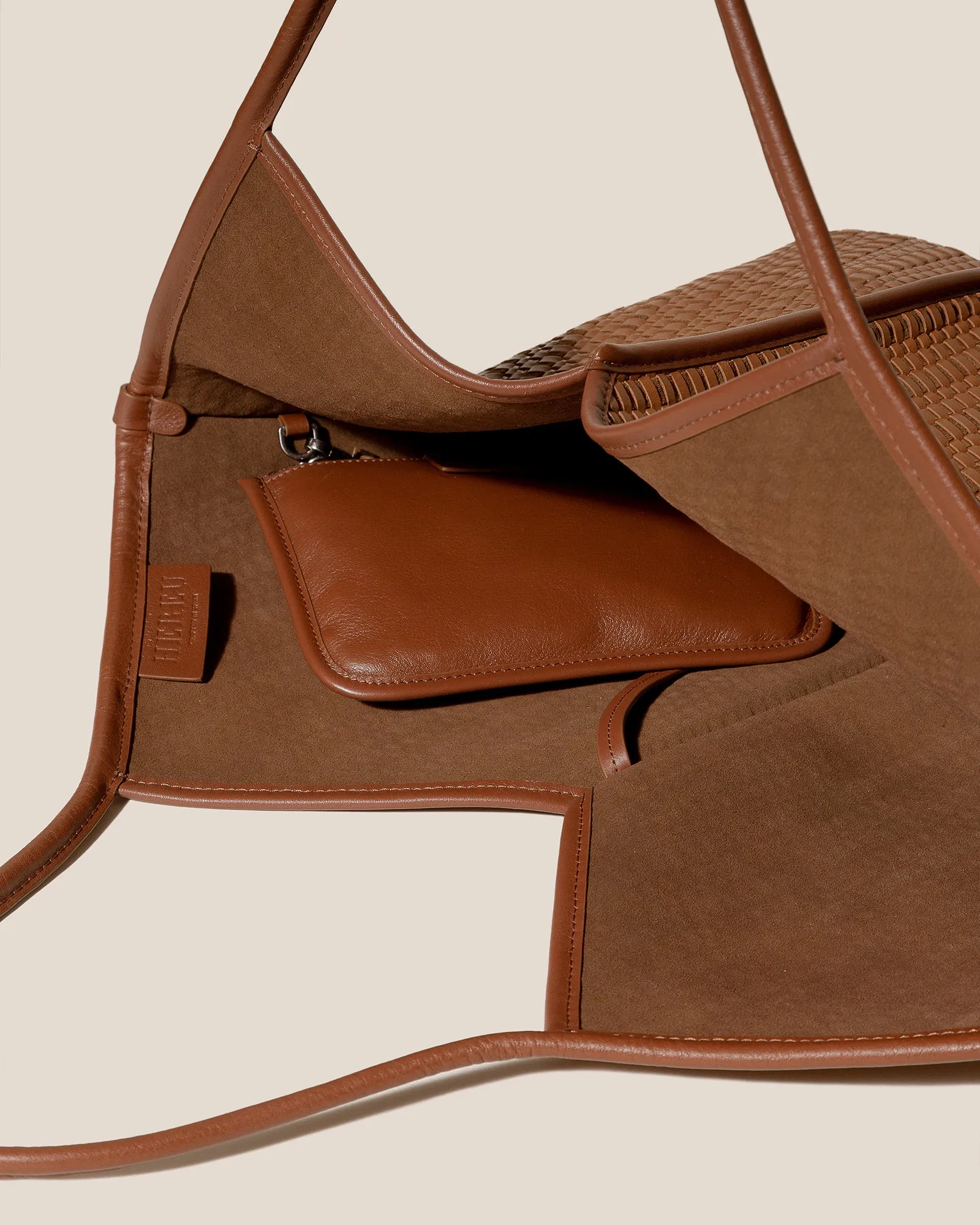 CALELLA WOVEN - Leather-trimmed Tote Bag sold by Hereu Studio product image thumbnail 4