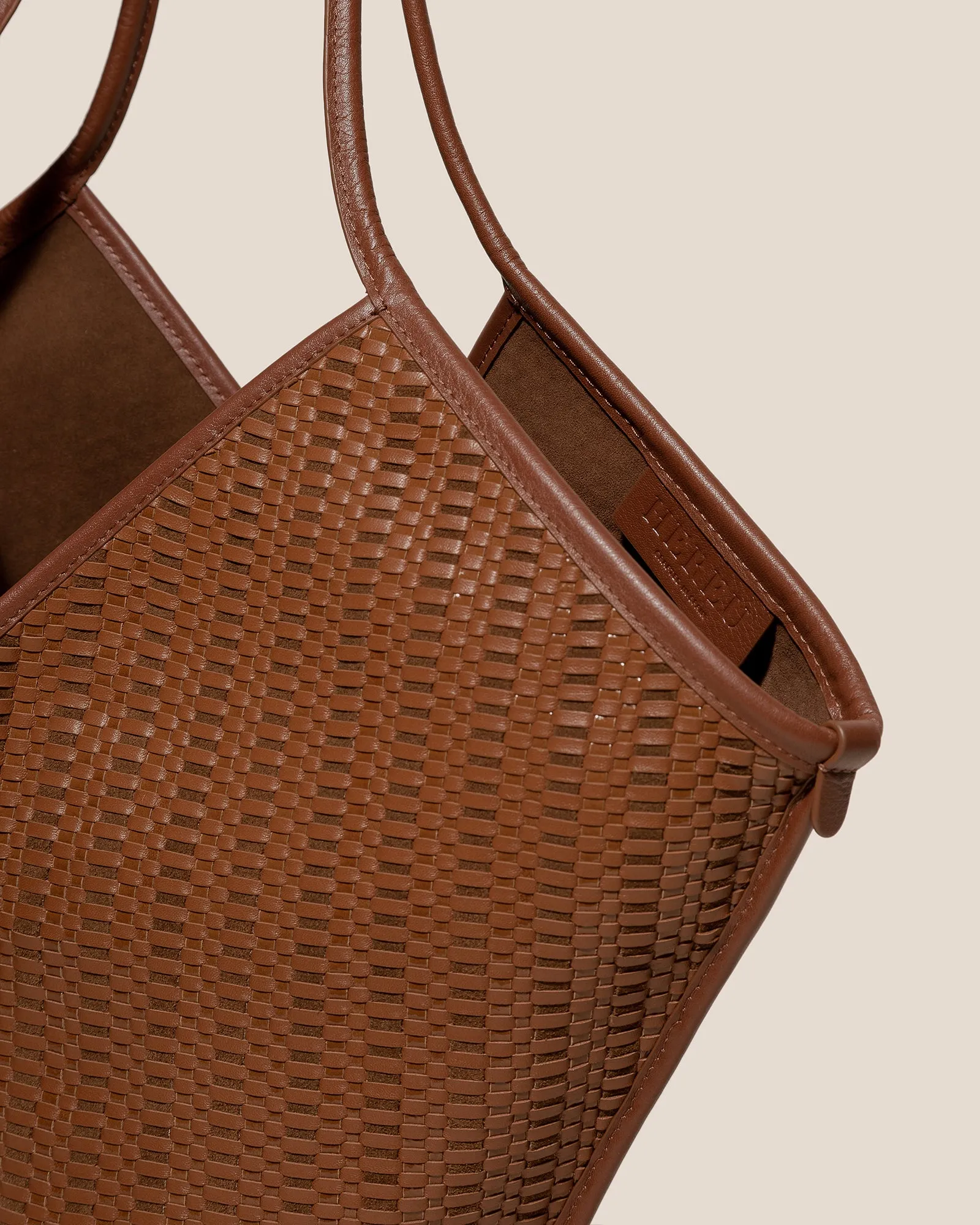 CALELLA WOVEN - Leather-trimmed Tote Bag sold by Hereu Studio product image thumbnail 2