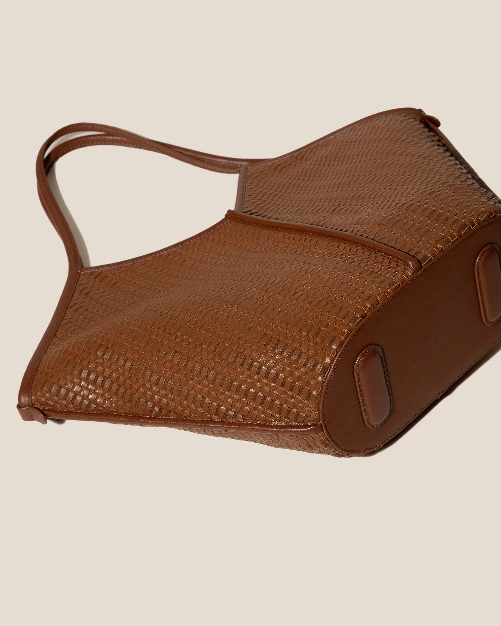 CALELLA WOVEN - Leather-trimmed Tote Bag sold by Hereu Studio product image thumbnail 4