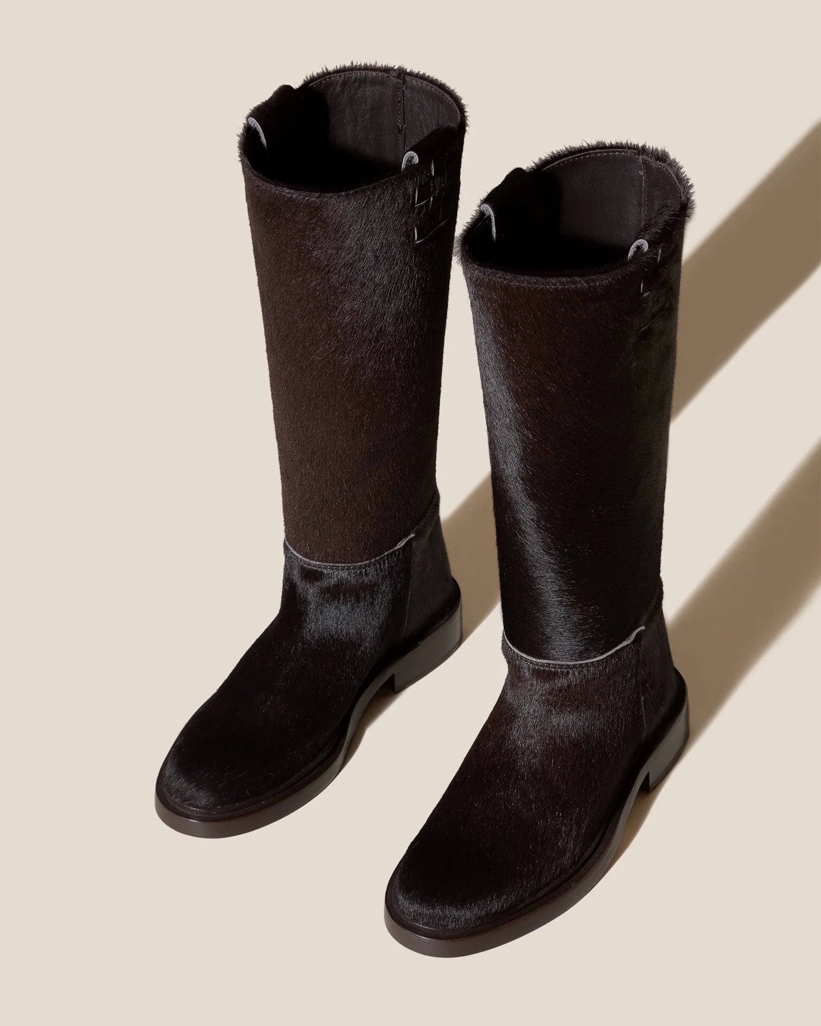 ANELLA CALF HAIR - Interwoven Detailed Pull-On Boot sold by Hereu Studio product image thumbnail 2