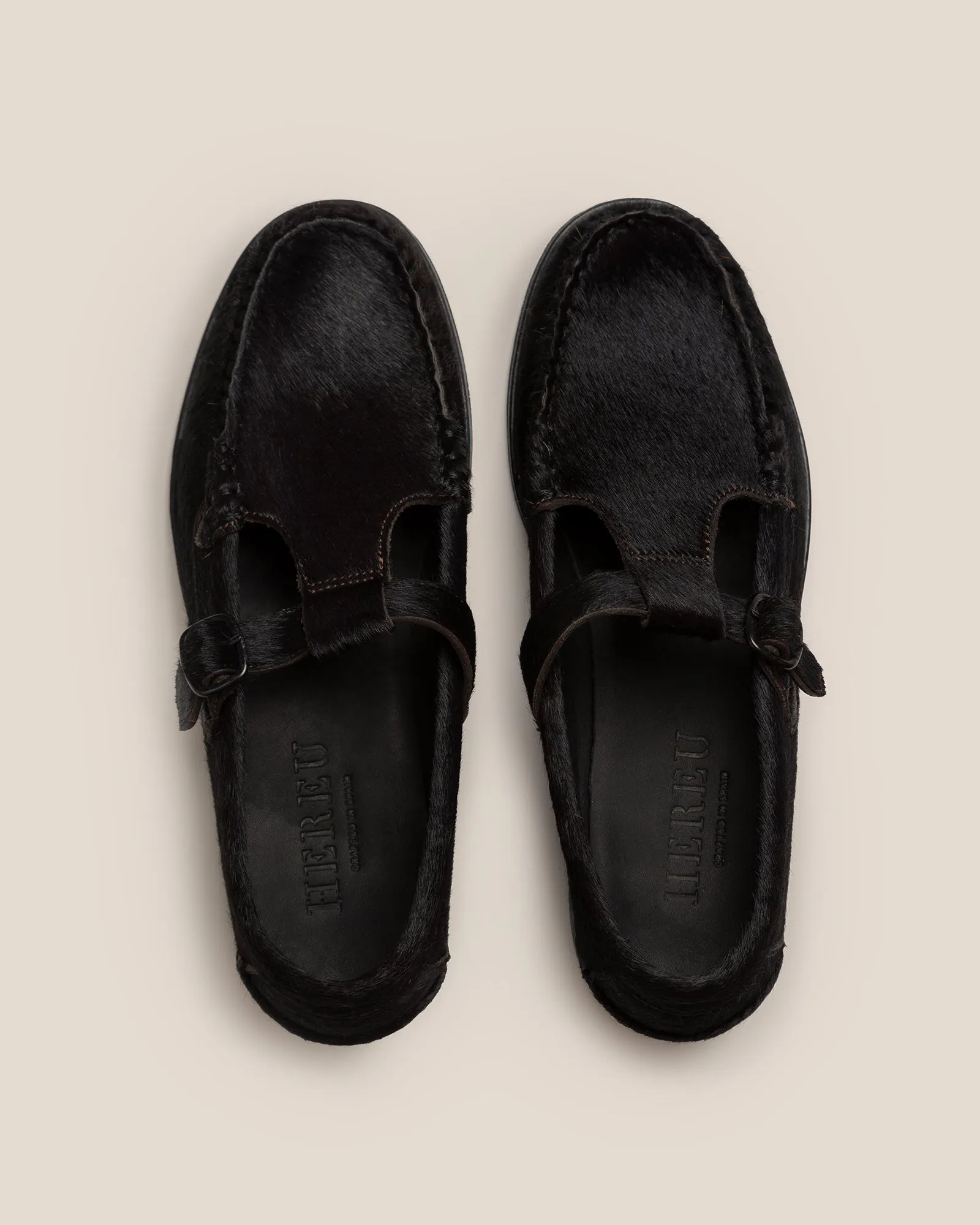 ALBER CALF HAIR - Men's T-bar Loafer sold by Hereu Studio product image thumbnail 3