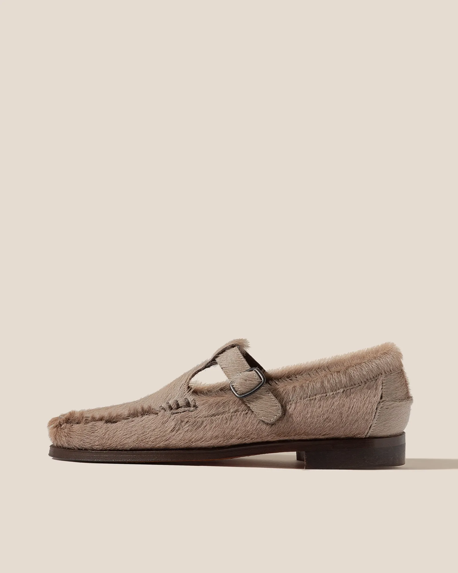 ALBER CALF HAIR - T-bar Loafer sold by Hereu Studio