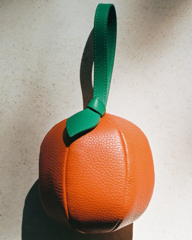 TARONJA PURSE - Orange-Shaped Leather Coin Purse sold by Hereu Studio