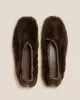 PUNTERA SHEARLING - Flat Pump sold by Hereu Studio