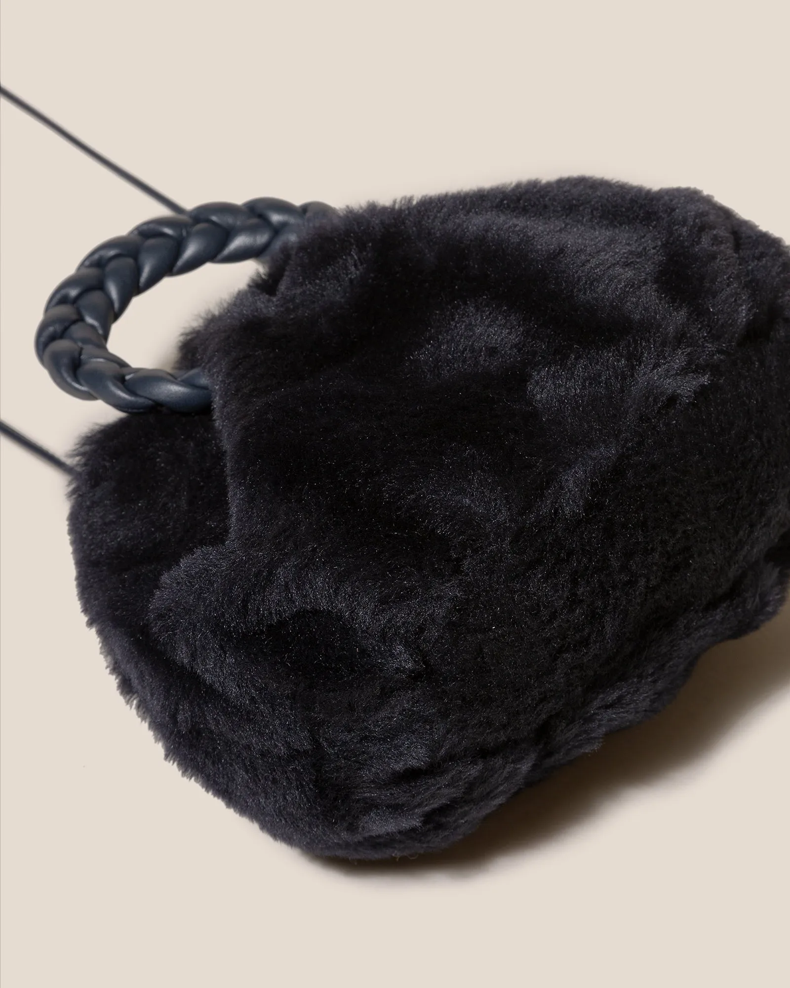 BOMBON SHEARLING - Small Plaited-handle Crossbody Bag sold by Hereu Studio product image thumbnail 4