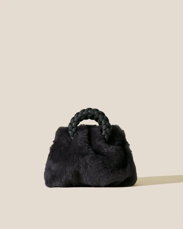 BOMBON SHEARLING - Small Plaited-handle Crossbody Bag sold by Hereu Studio