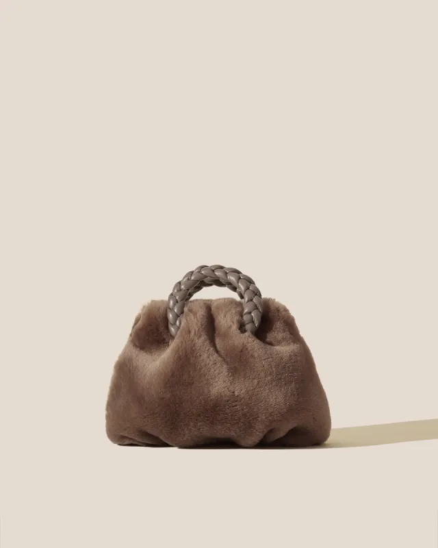 BOMBON SHEARLING - Plaited-handle Leather Handbag sold by Hereu Studio