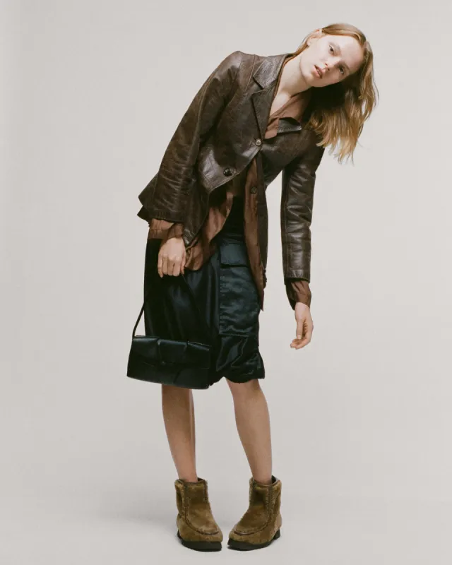 ARMENTA LOW ZIPPED - Shearling Ankle Boot Loafer sold by Hereu Studio