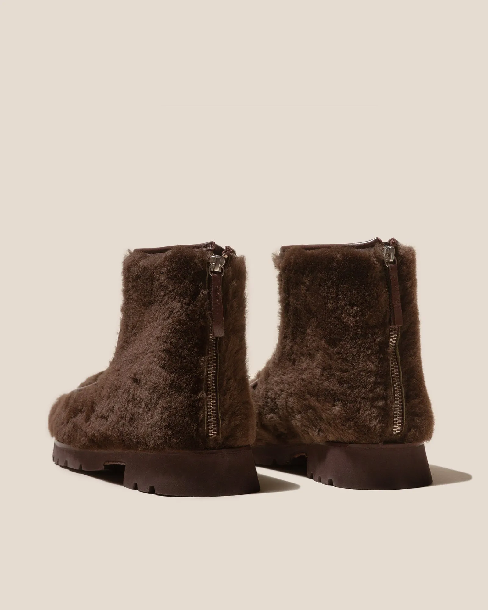 ARMENTA LOW ZIPPED - Shearling Low-calf Back Zip Boot sold by Hereu Studio product image thumbnail 4
