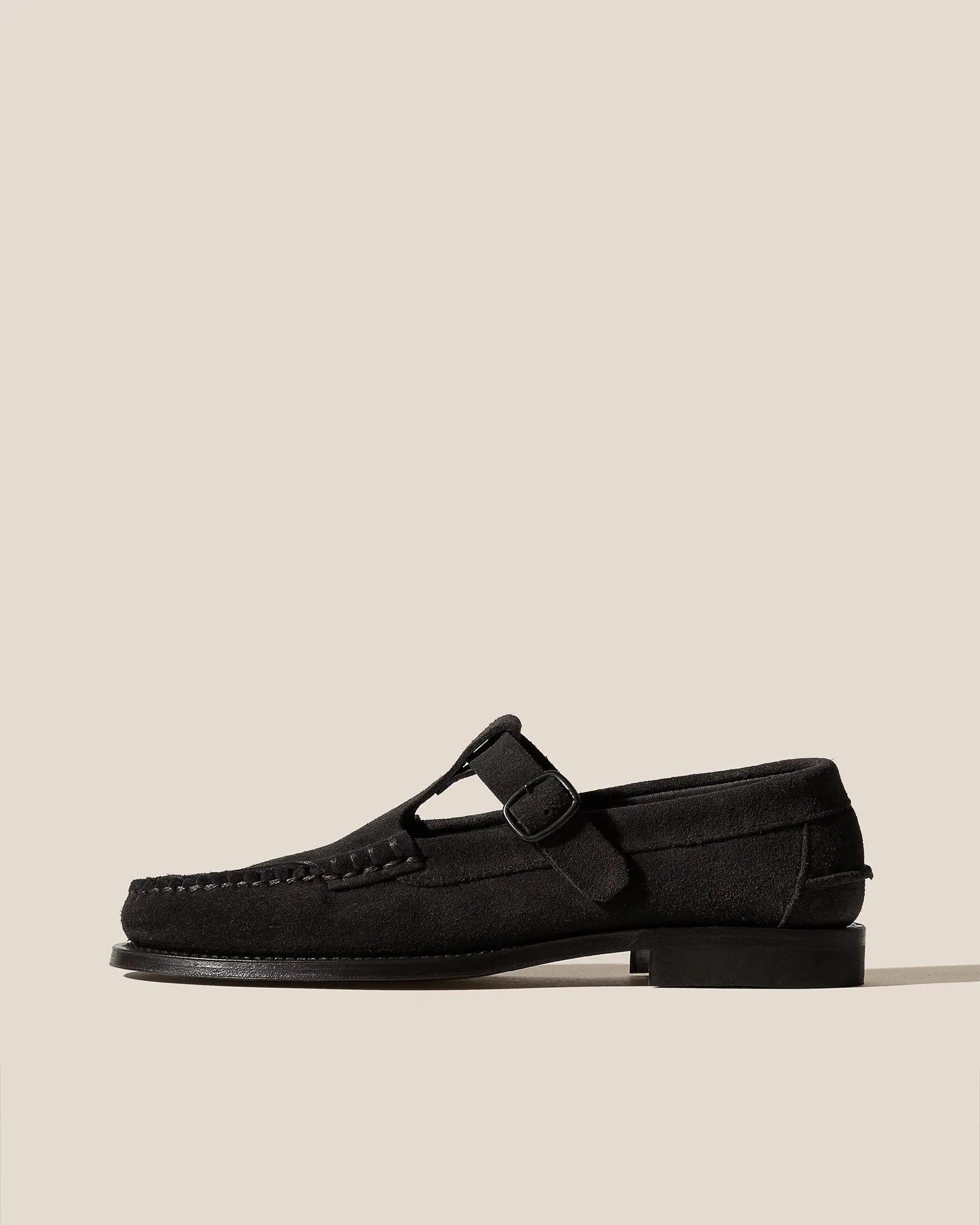 ALBER SUEDE - T-bar Loafer sold by Hereu Studio