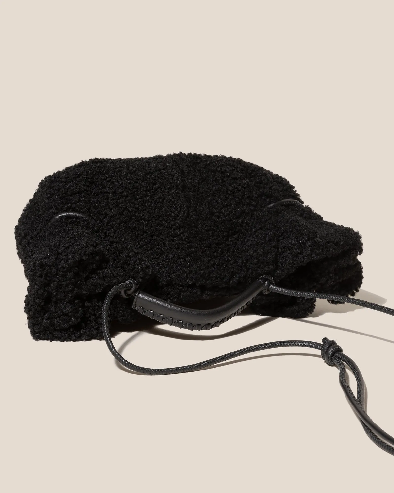 ARTA MINI CURLY SHEARLING - Pleated Crossbody Bag sold by Hereu Studio product image thumbnail 2