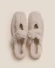 LLASADA CURLY SHEARLING - Front-Knot Pump sold by Hereu Studio