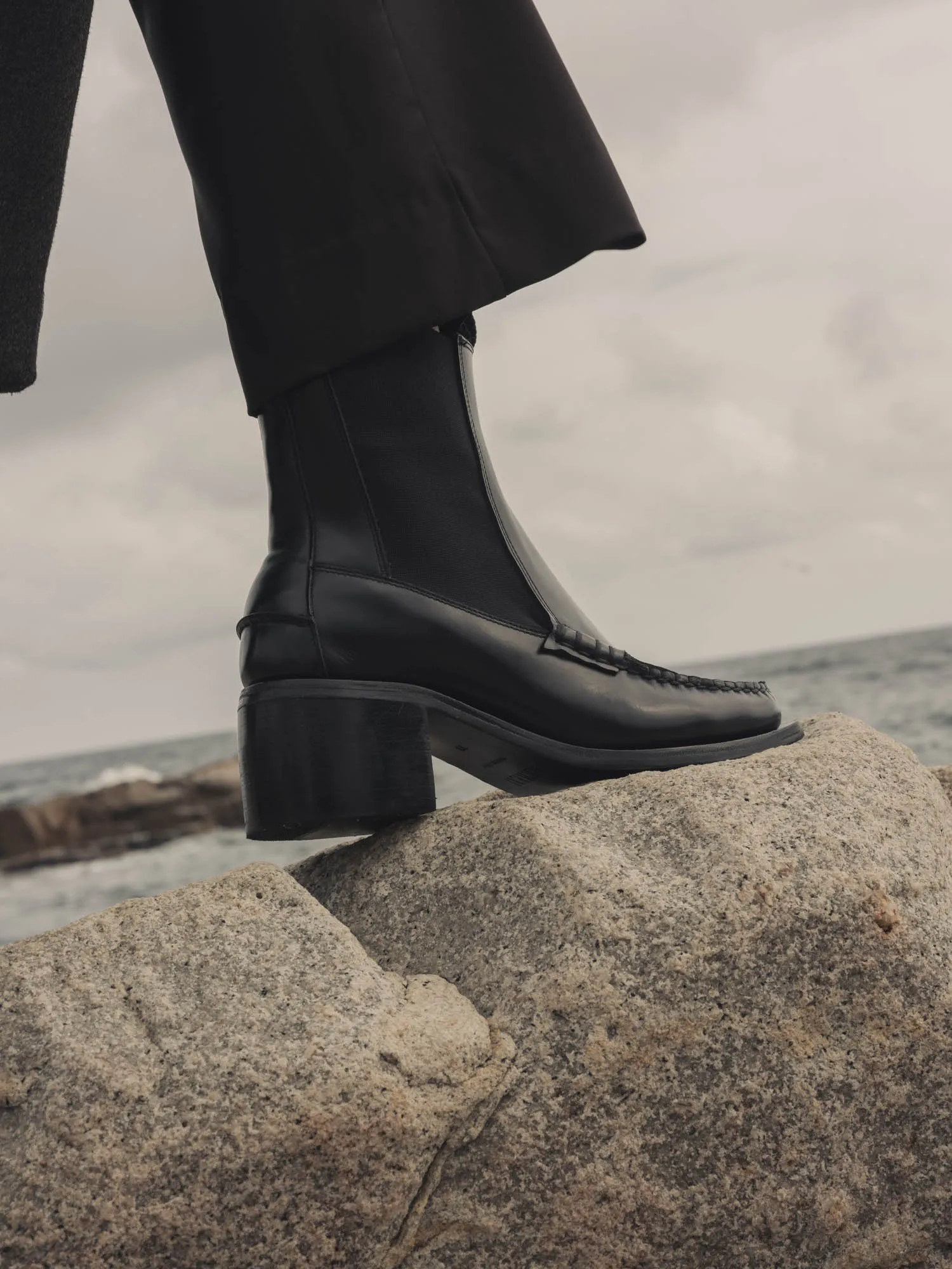 ALDA HEELED - Low-calf Chelsea Boot sold by Hereu Studio product image thumbnail 2