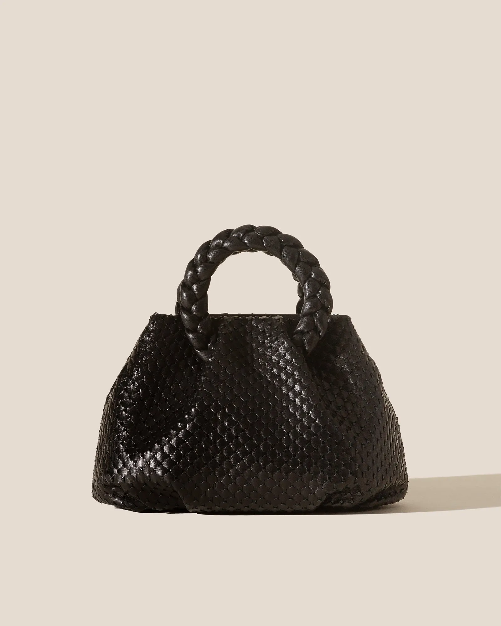 BOMBON M WOVEN - Plaited-handle Leather Crossbody Bag sold by Hereu Studio product image thumbnail 2