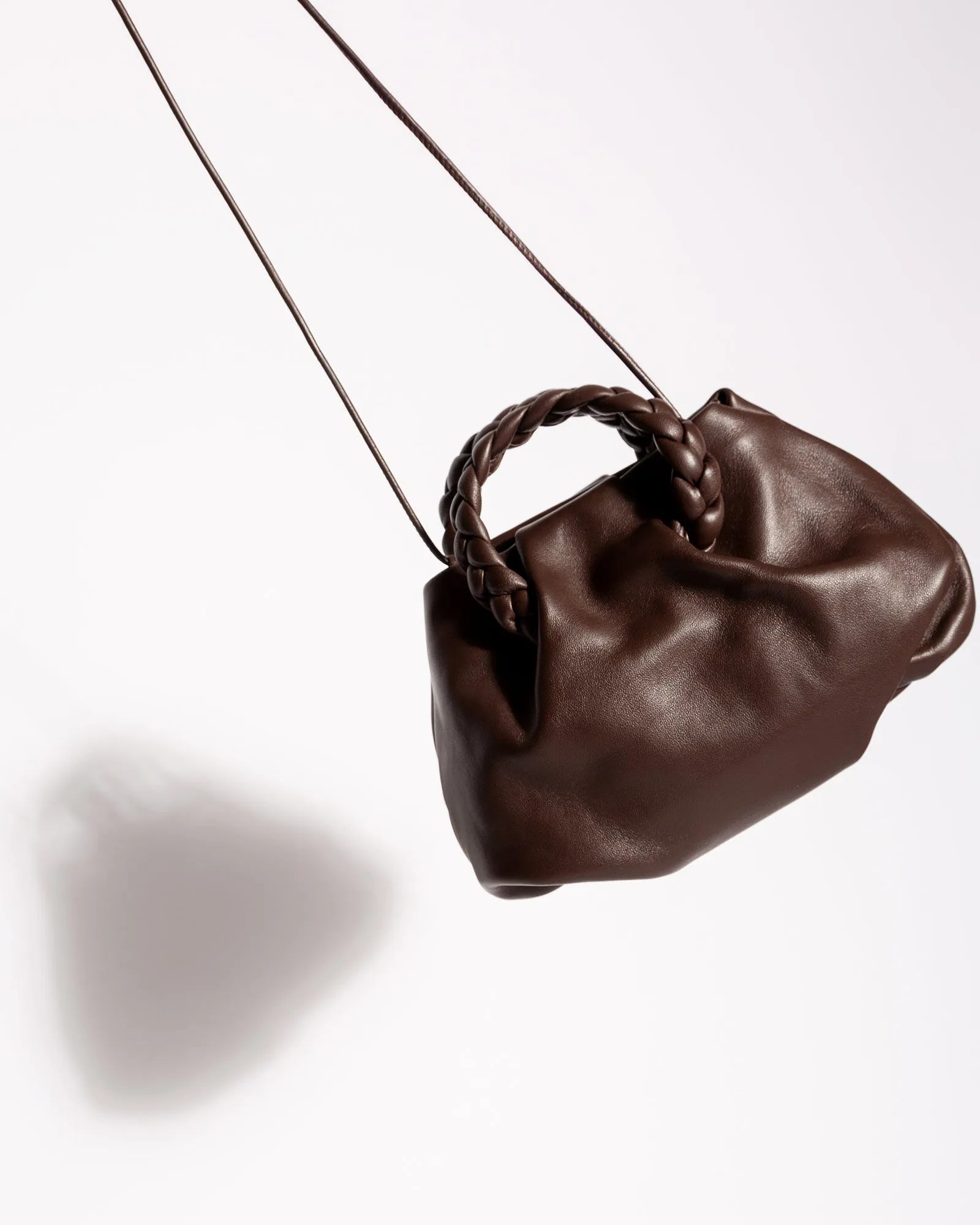 BOMBON - Plaited-handle Leather Handbag sold by Hereu Studio product image thumbnail 2