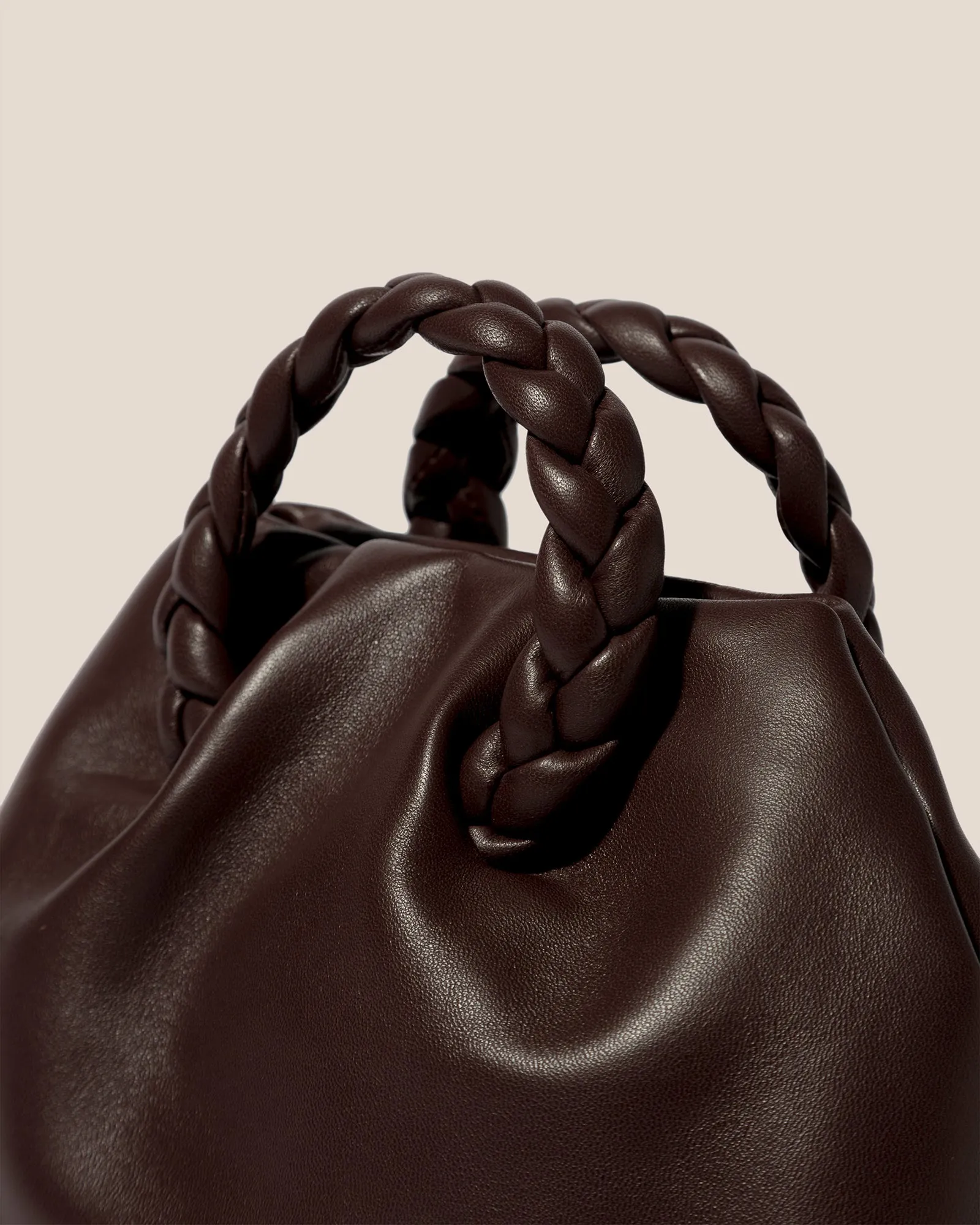 BOMBON - Plaited-handle Leather Handbag sold by Hereu Studio product image thumbnail 4