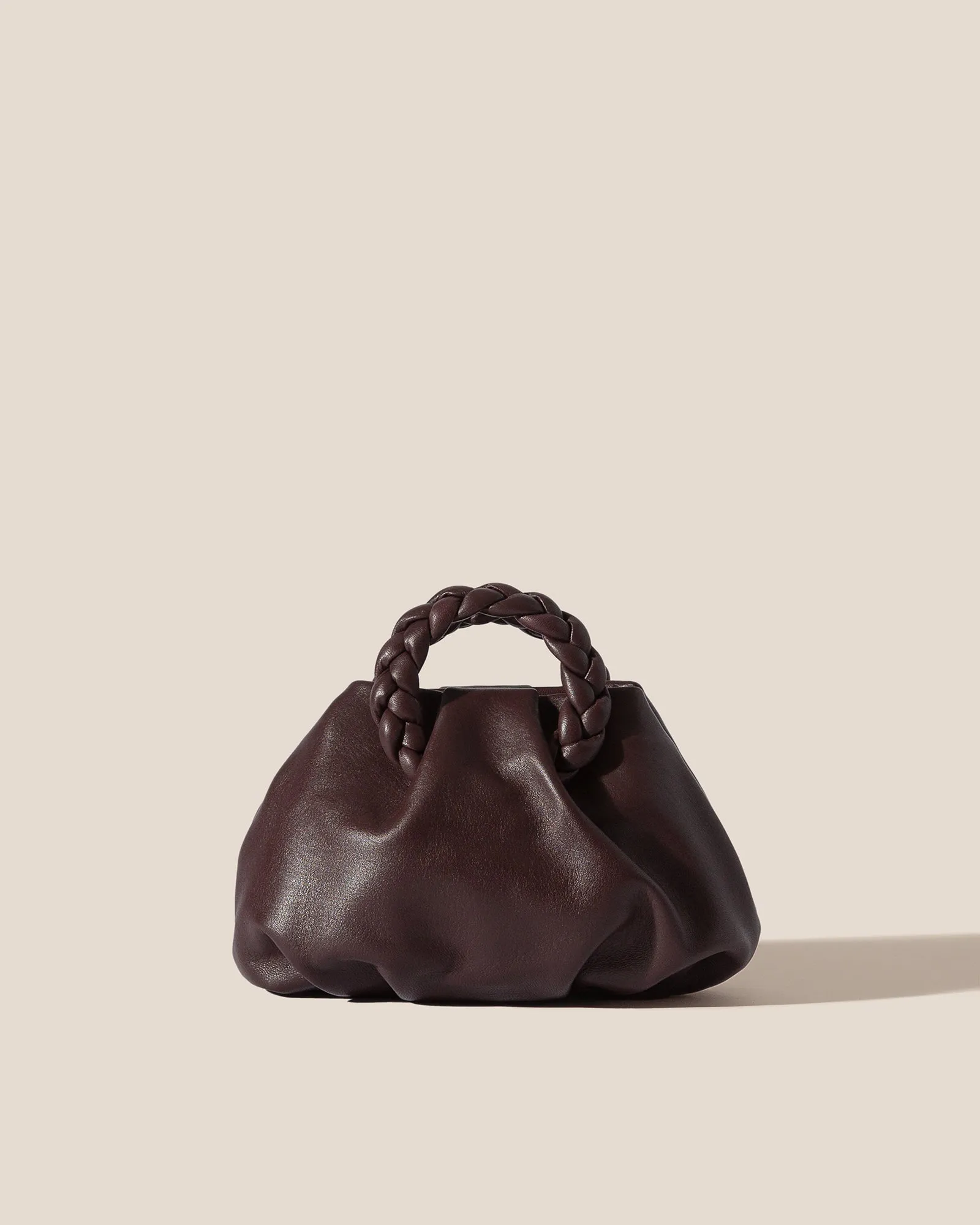 BOMBON - Plaited-handle Leather Handbag sold by Hereu Studio