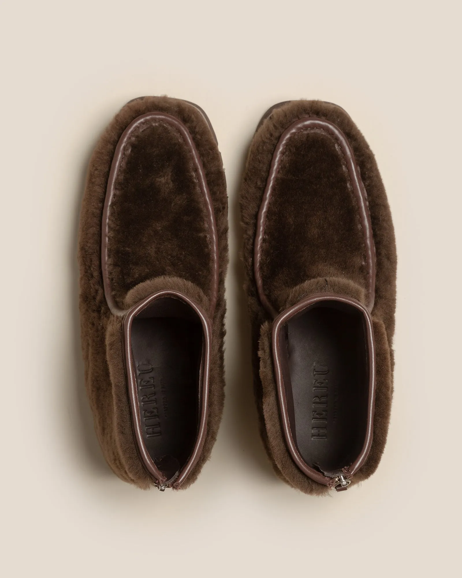 ARMENTA LOW ZIPPED - FOR ALL - Shearling Low-calf Back Zip Boot sold by Hereu Studio product image thumbnail 3