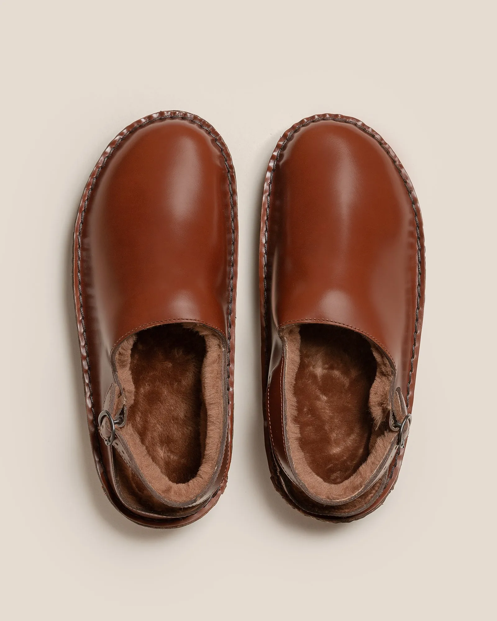 CARGOL SHEARLING - Whipstitched Slingback Clog sold by Hereu Studio product image thumbnail 2