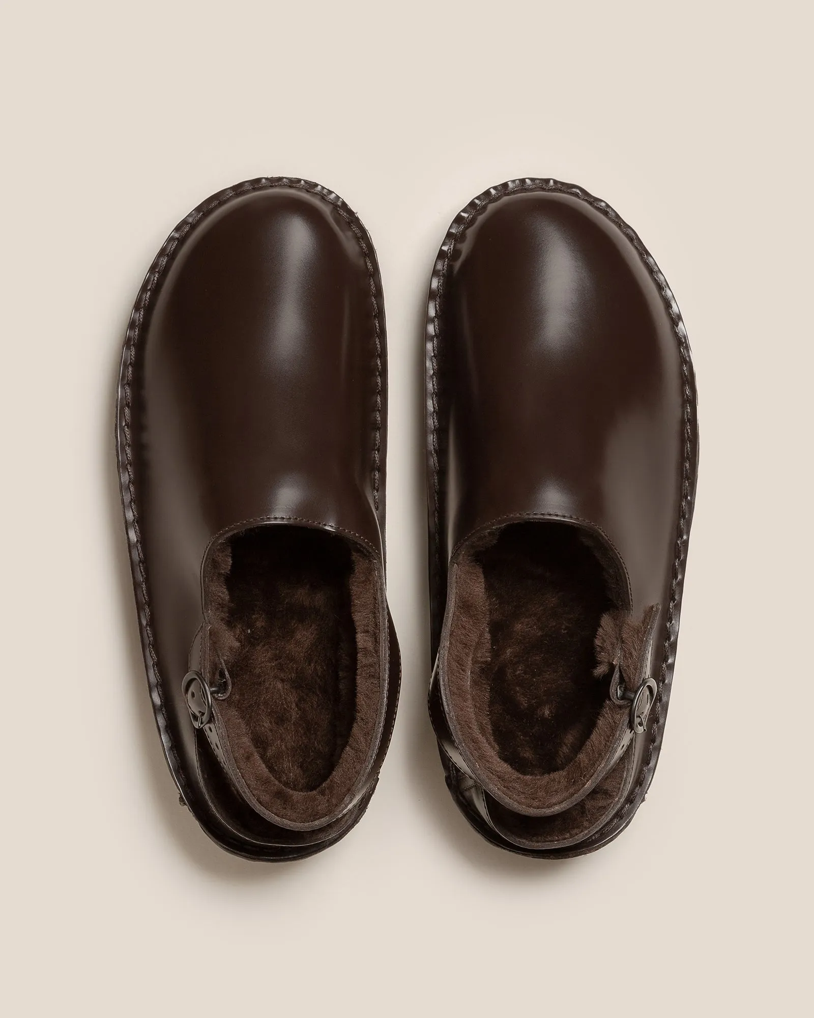 CARGOL SHEARLING - Men's Whipstitched Slingback Clog sold by Hereu Studio product image thumbnail 2