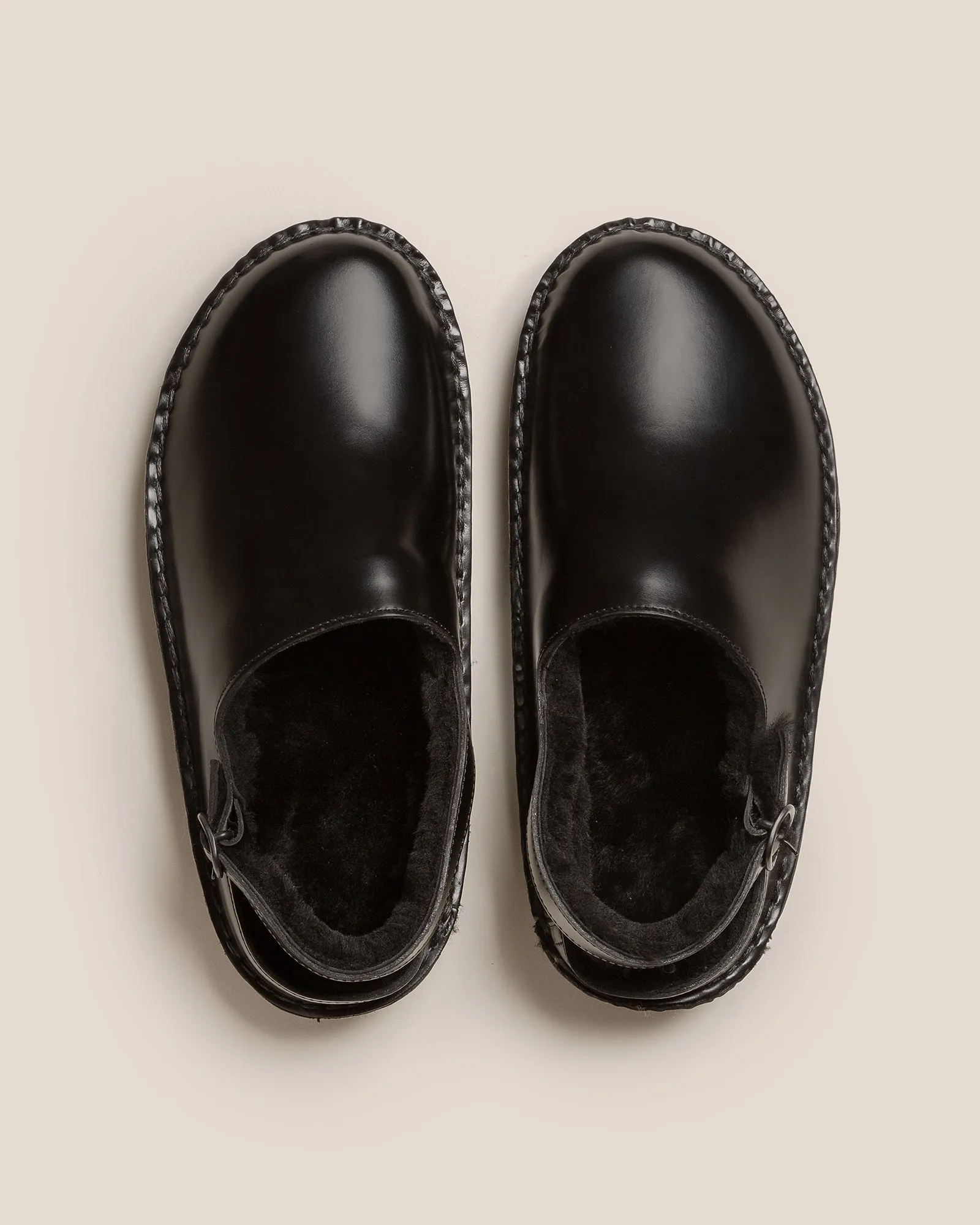 CARGOL SHEARLING - Men's Whipstitched Slingback Clog sold by Hereu Studio product image thumbnail 2